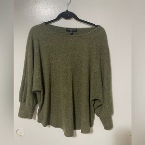 Fred David olive green top